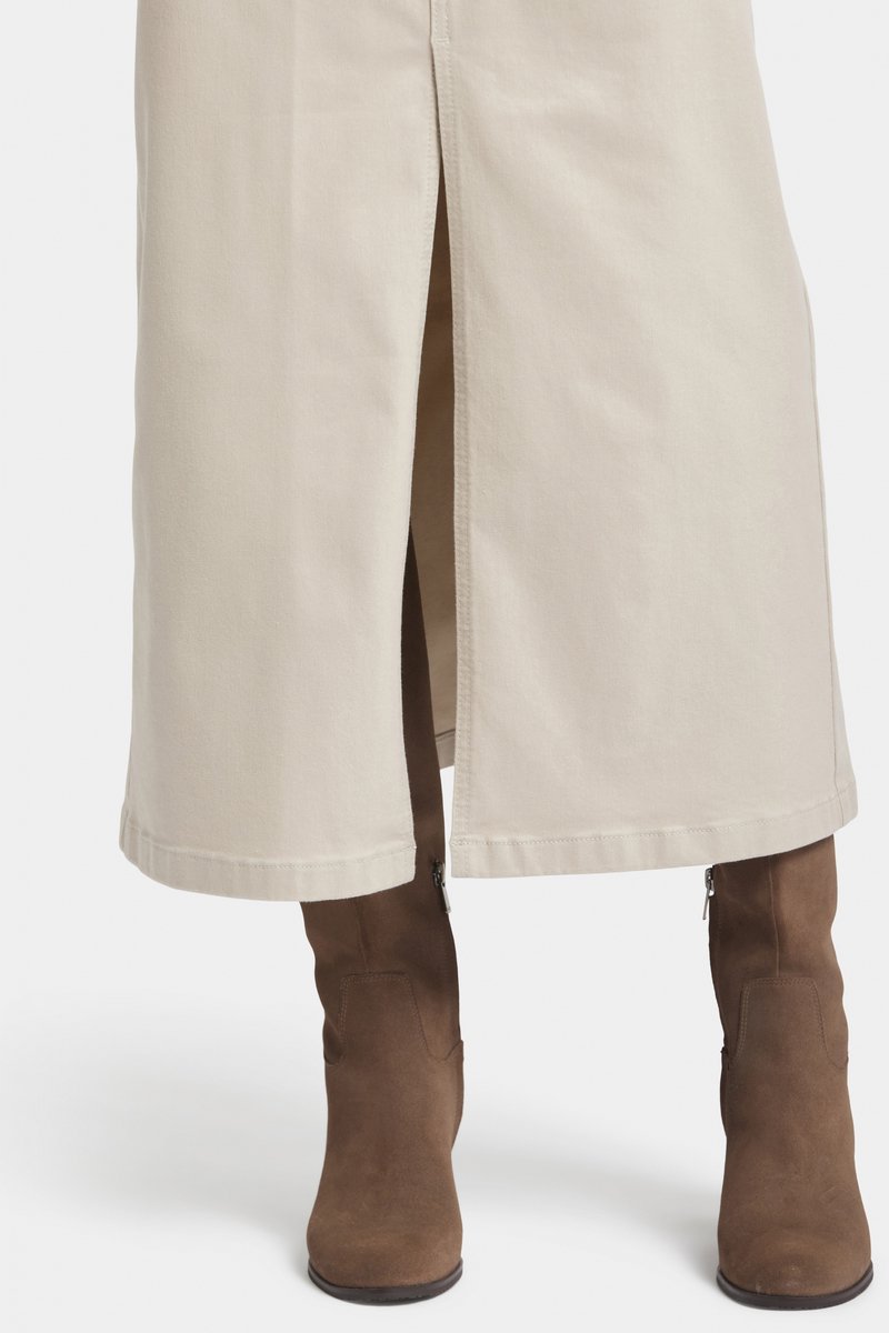 Lange Rok met hoge taille en een split