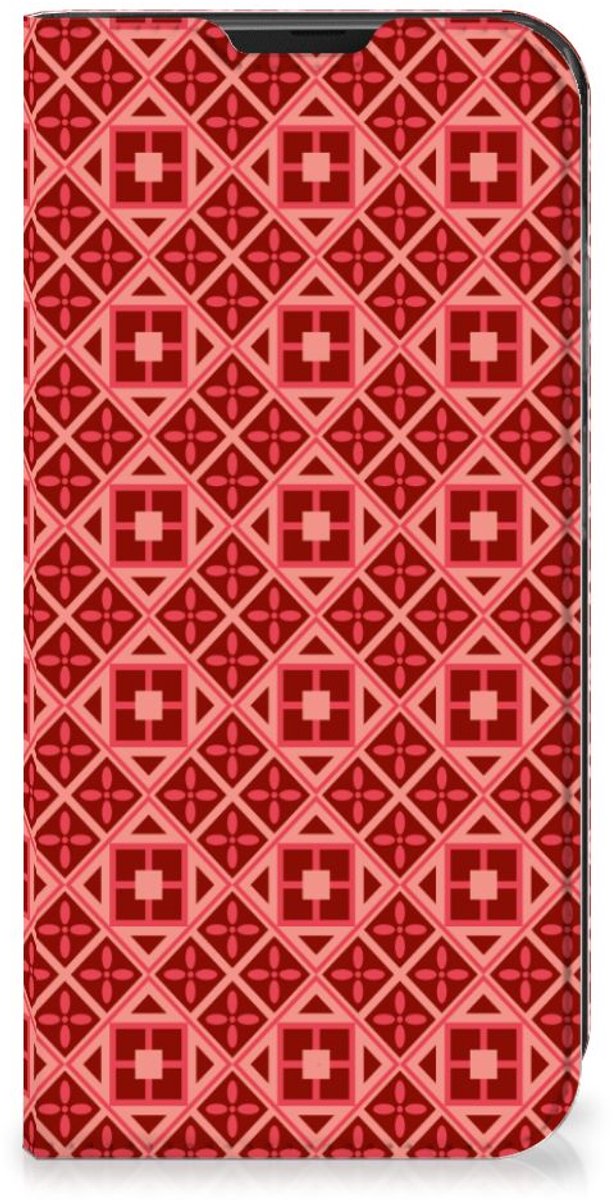 Samsung Galaxy Xcover 6 Pro Hoesje met Magneet Batik Rood