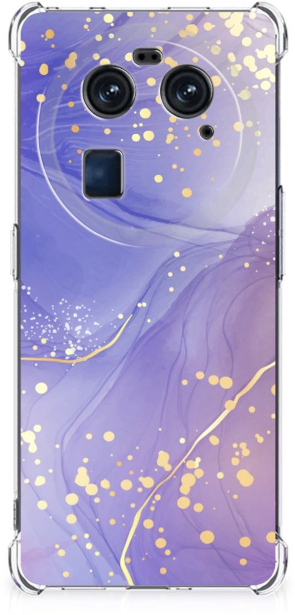 Back Cover voor OPPO Find X6 Watercolor Paars