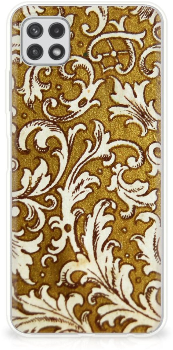 Siliconen Hoesje Samsung Galaxy A22 5G Barok Goud