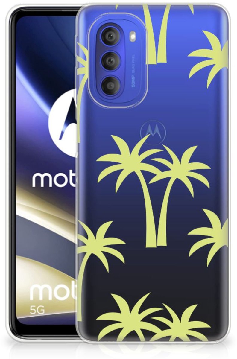 Motorola Moto G51 5G TPU Case Palmtrees