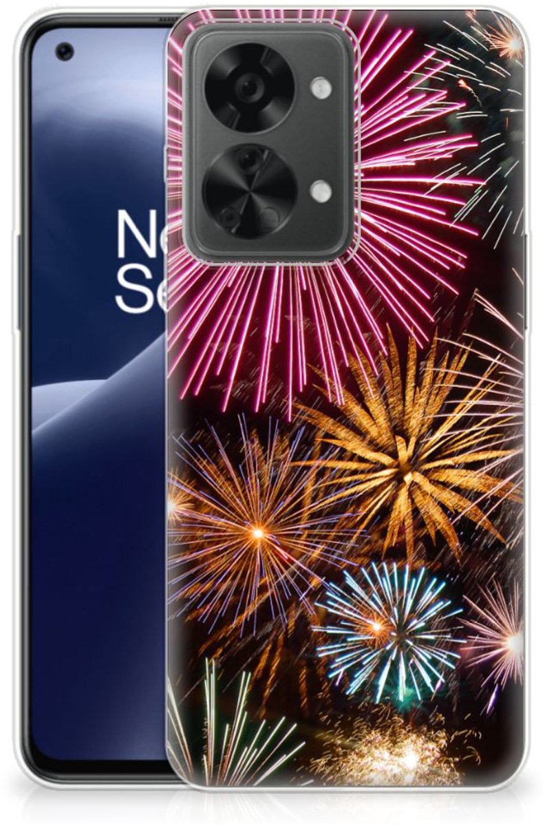 OnePlus Nord 2T Silicone Back Cover Vuurwerk