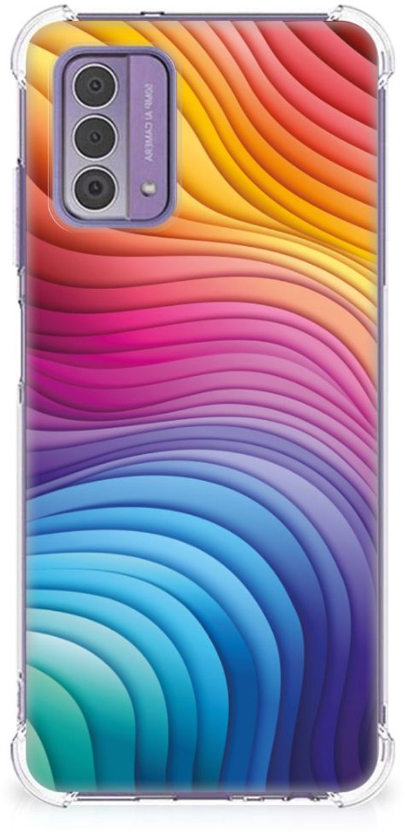 Shockproof Case voor Nokia G42 Regenboog