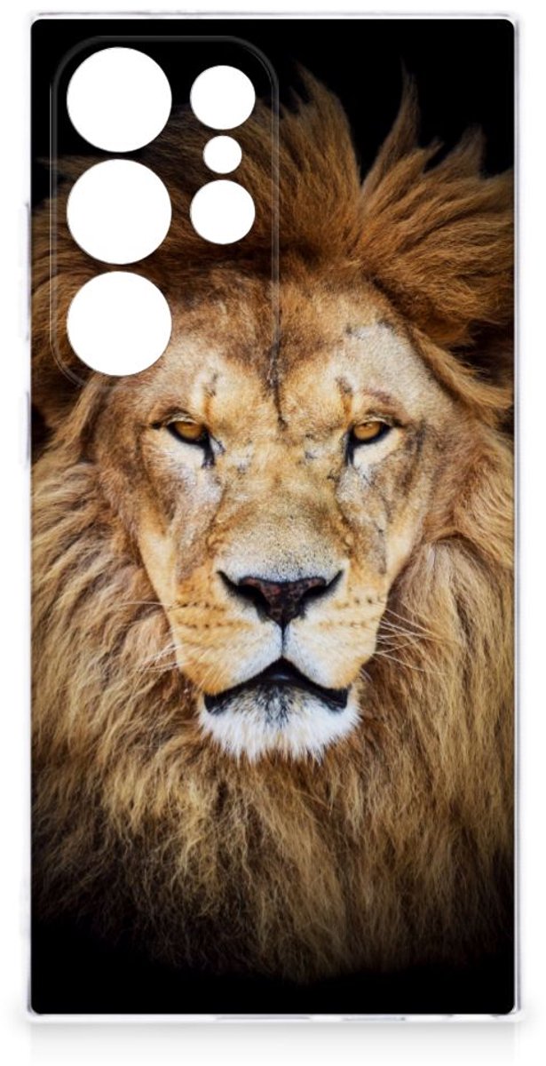 Samsung Galaxy S24 Ultra TPU Hoesje Leeuw