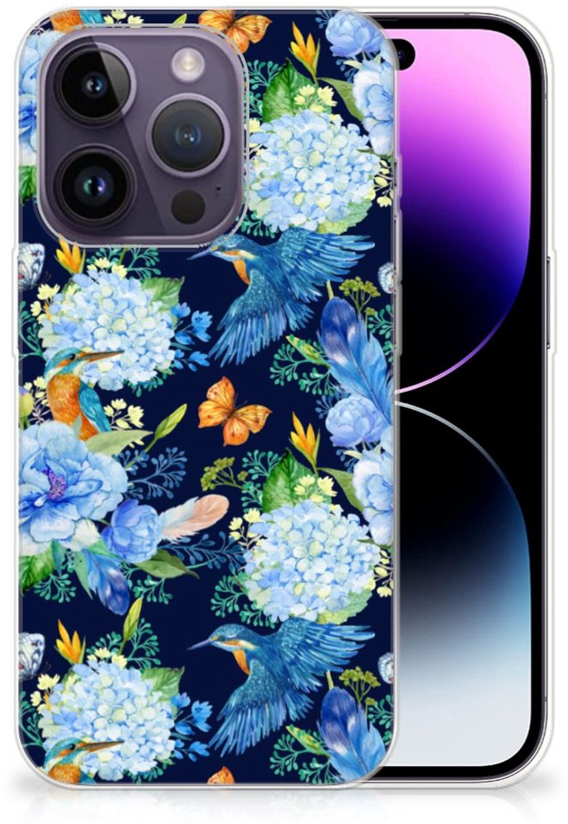 TPU Hoesje voor Apple iPhone 14 Pro IJsvogel