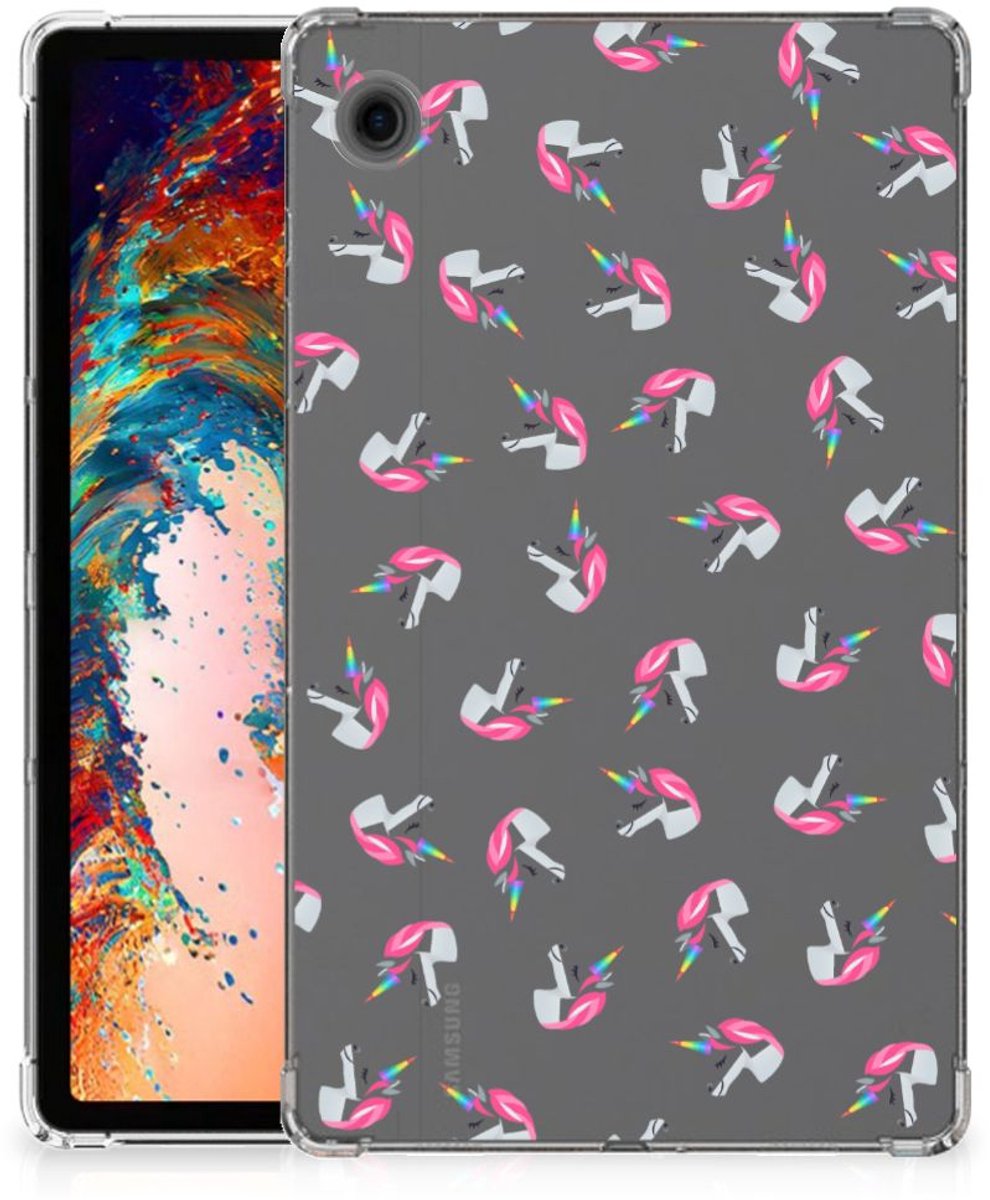 Back Cover voor Hippe Hoes voor Samsung Galaxy Tab A9 Unicorns