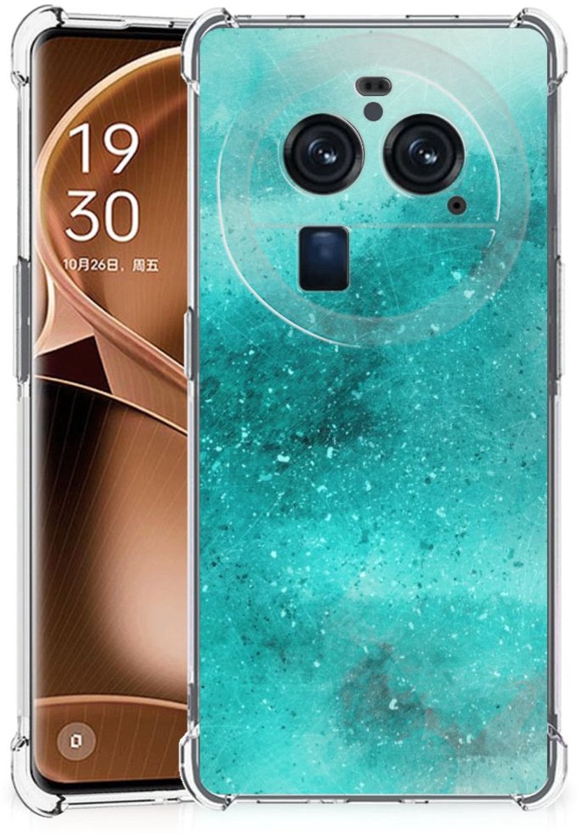 Back Cover voor Back Cover OPPO Find X6 Pro Painting Blue
