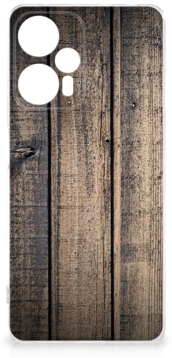 Xiaomi Poco F5 Bumper Hoesje Steigerhout