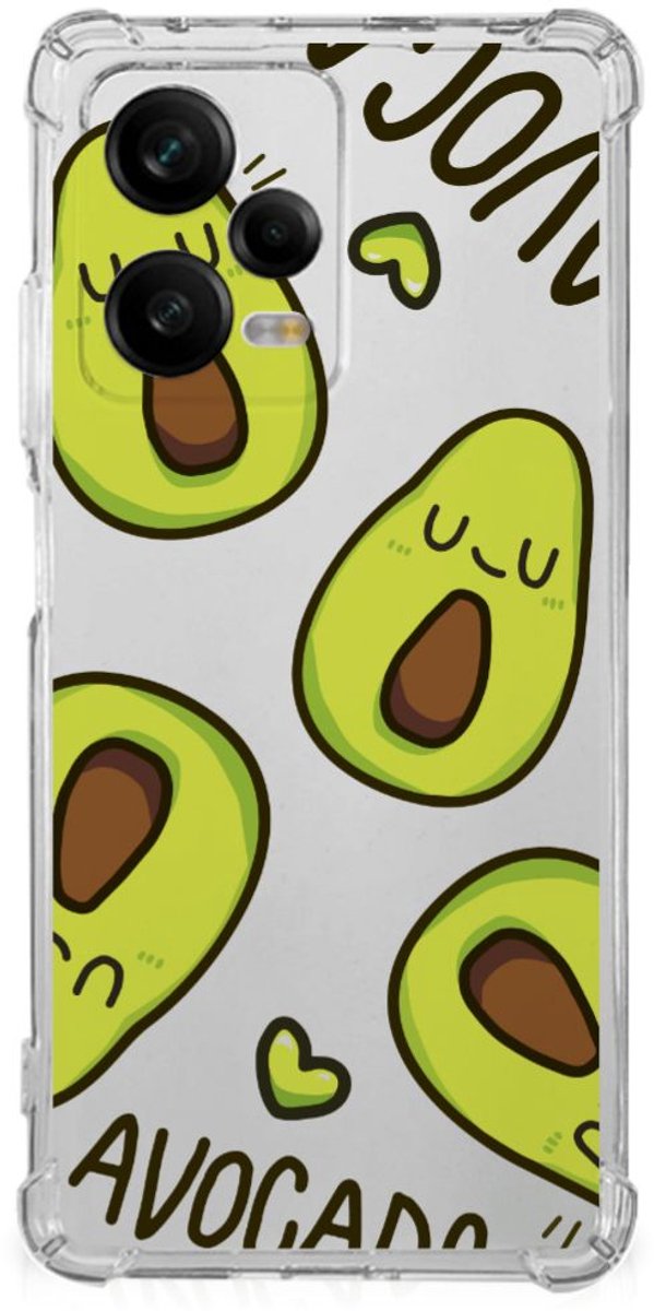 Xiaomi Redmi Note 12 Pro Stevig Bumper Hoesje Avocado Singing