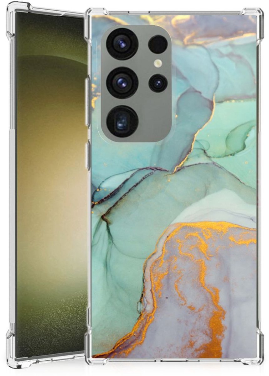 Back Cover voor Samsung Galaxy S24 Ultra Watercolor Mix
