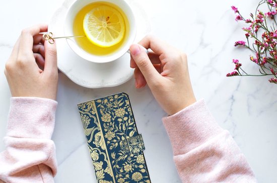 Portefeuille Livre Xiaomi Redmi Note 12 4G Coque Téléphone Fleurs beiges