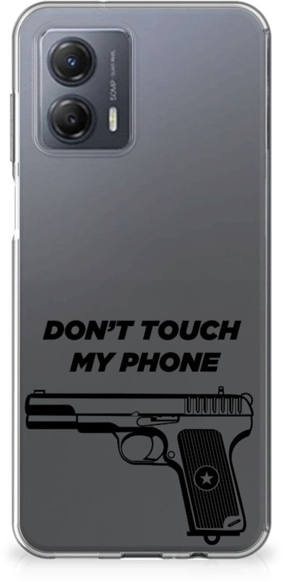 Motorola Moto G53 Silicone-hoesje Pistol DTMP