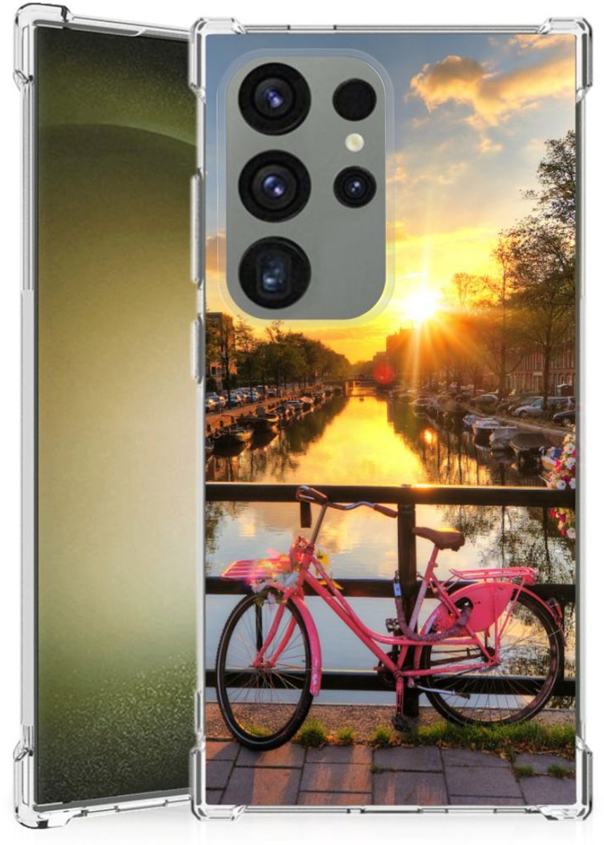 Samsung Galaxy S24 Ultra Telefoonhoesje met valbescherming Amsterdamse Grachten