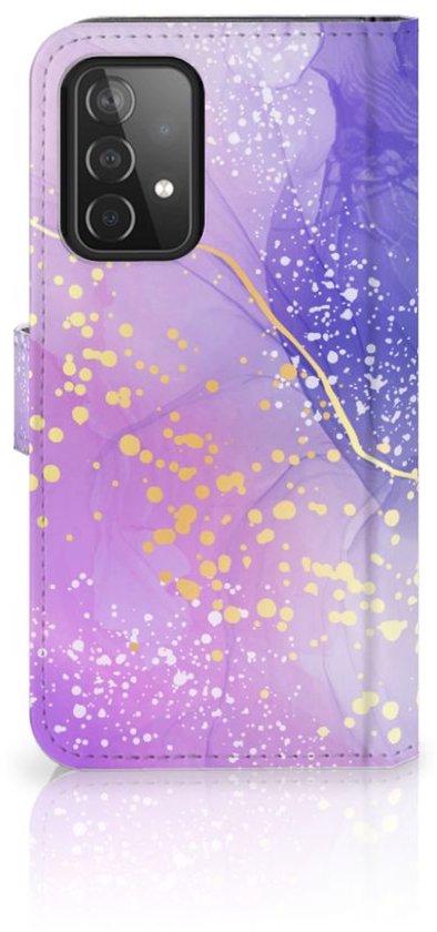 Coque pour Samsung Galaxy A52 Aquarelle Violet