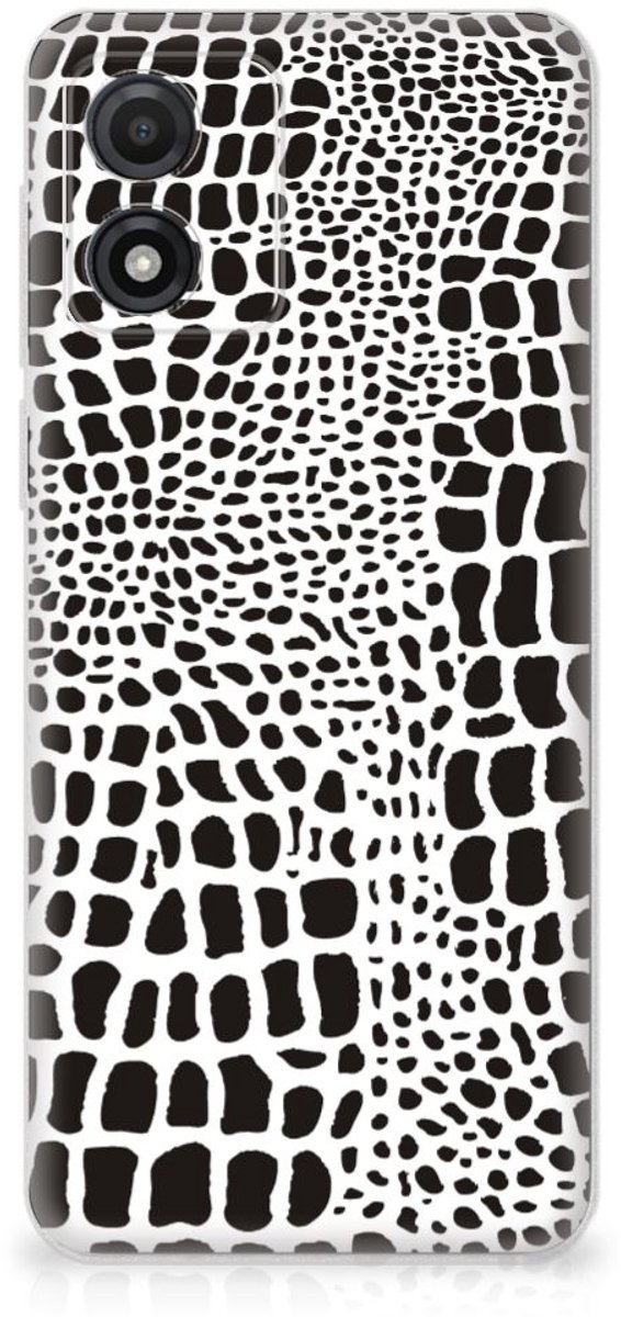 Motorola Moto E13 TPU Hoesje Slangenprint