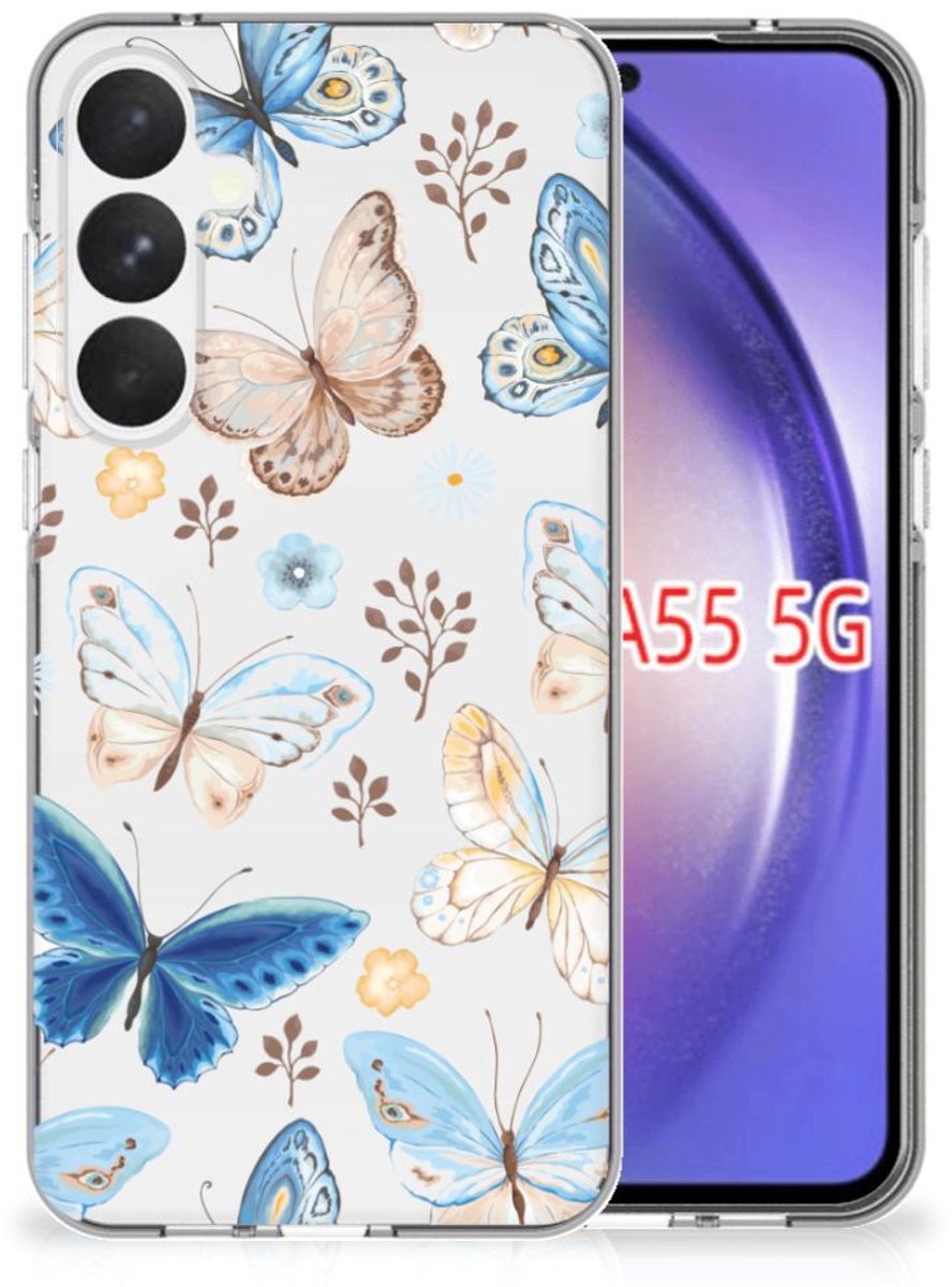 TPU Hoesje voor Samsung Galaxy A55 Vlinder