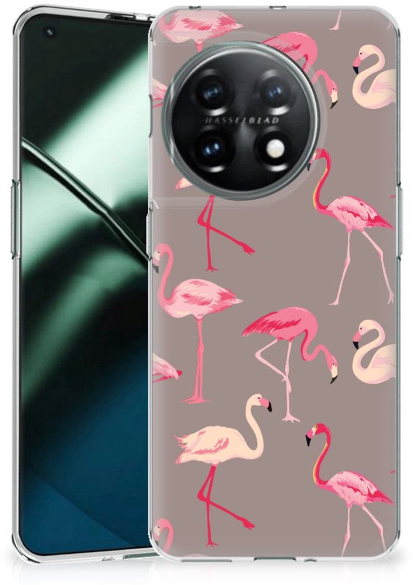 OnePlus 11 TPU Hoesje Flamingo