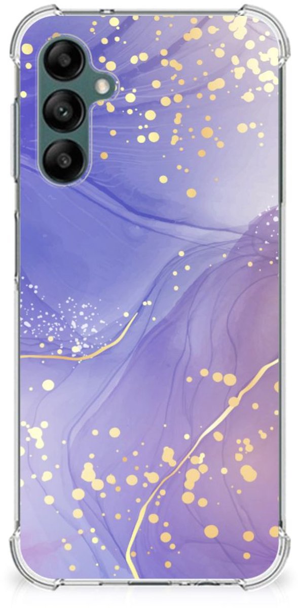 Back Cover voor Samsung Galaxy A14 5G/4G Watercolor Paars