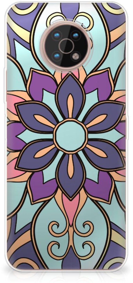 Nokia G50 TPU Case Purple Flower
