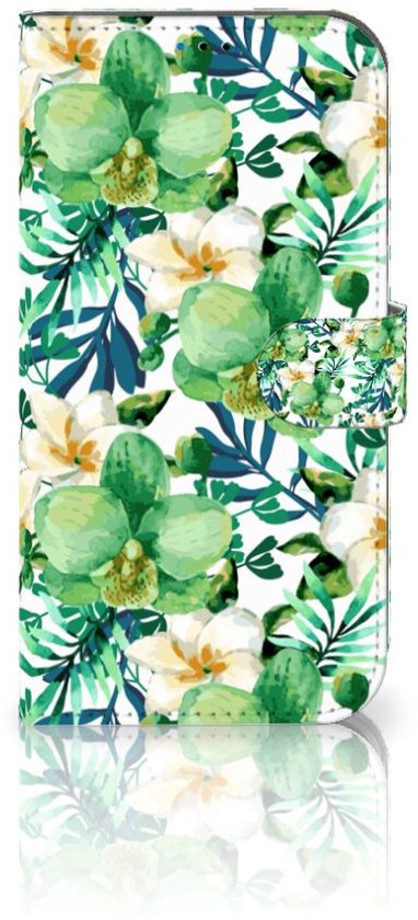 Coque Compatible avec iPhone 14 Pro Max Coque Orchidée Verte