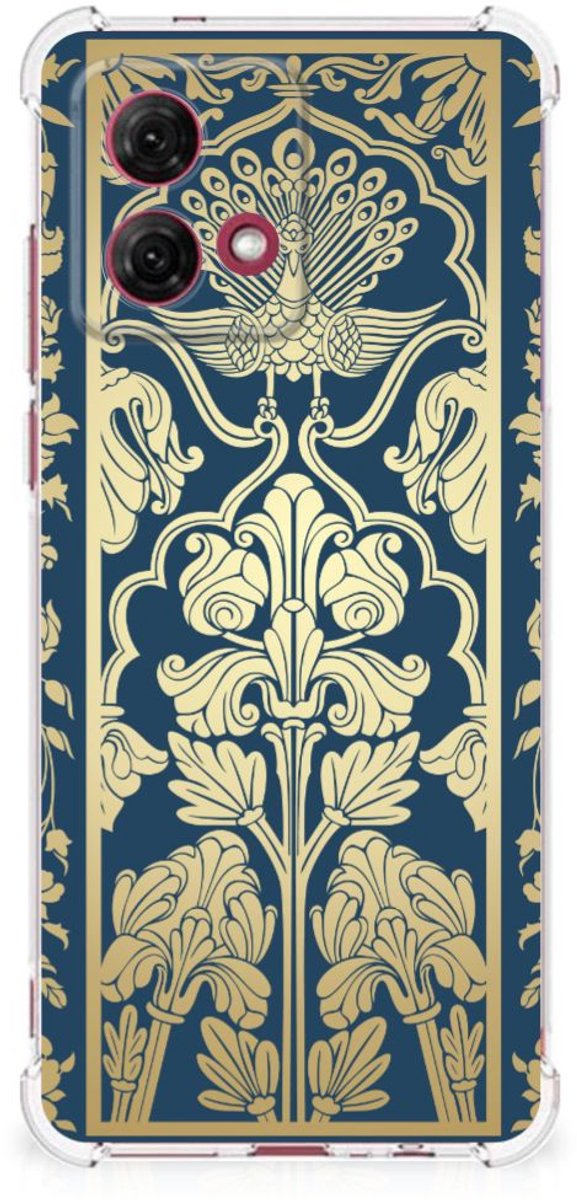 Motorola Moto G84 Case Beige Flowers