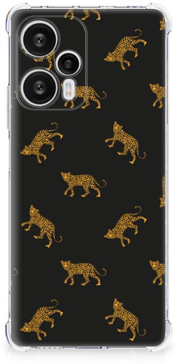 Case Anti-shock voor Xiaomi Poco F5 Leopards