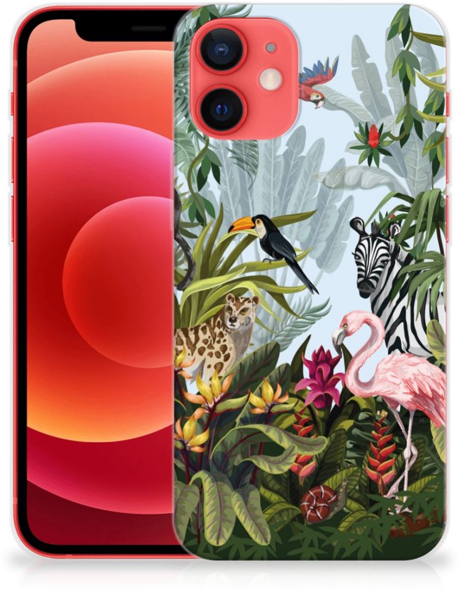 TPU Hoesje voor iPhone 12 Mini Jungle