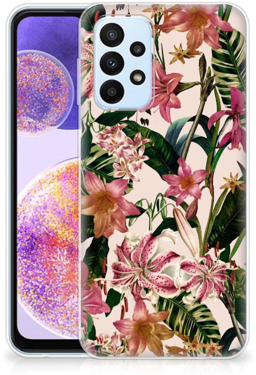 Samsung Galaxy A23 TPU Case Flowers