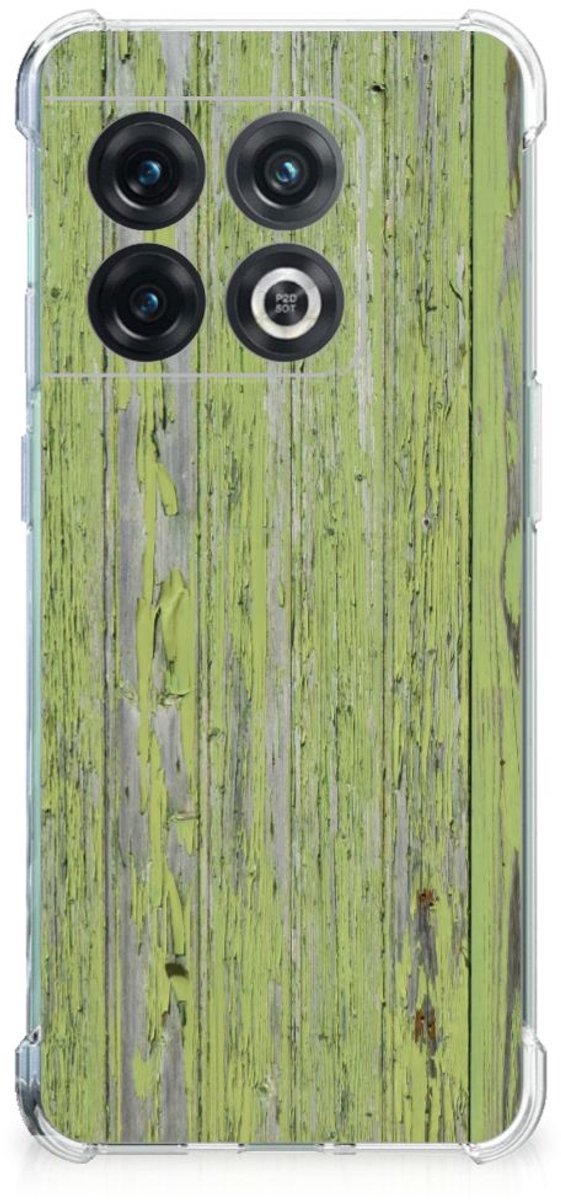 OnePlus 10 Pro Stevig Telefoonhoesje Green Wood