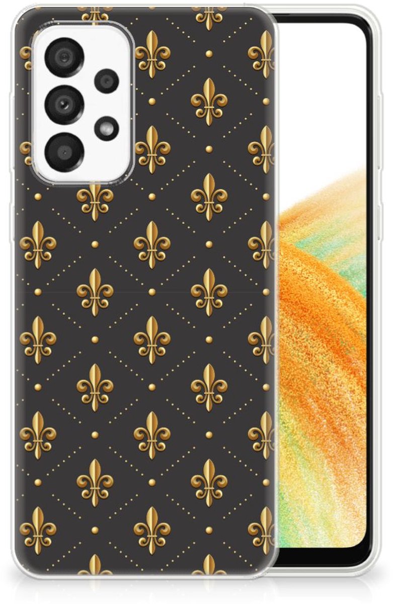 Samsung Galaxy A33 5G TPU bumper Franse Lelie