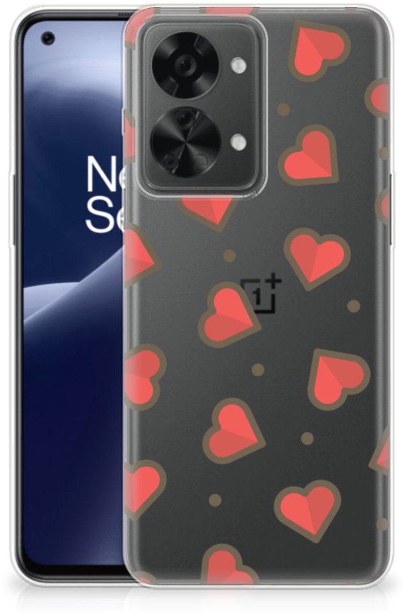 OnePlus Nord 2T TPU bumper Hearts