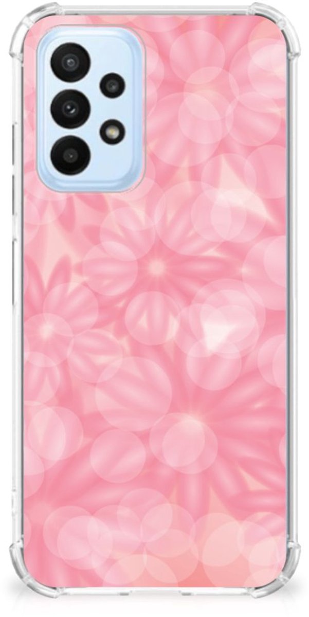 TPU Case Anti-Shock voor Samsung Galaxy A23 Case Spring Flowers