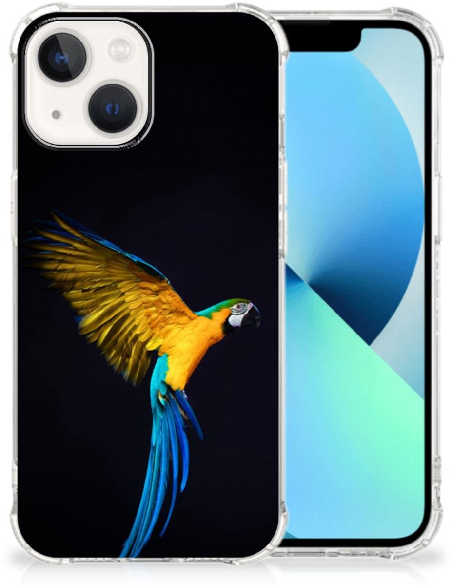 iPhone 13 Case Anti-shock Papegaai
