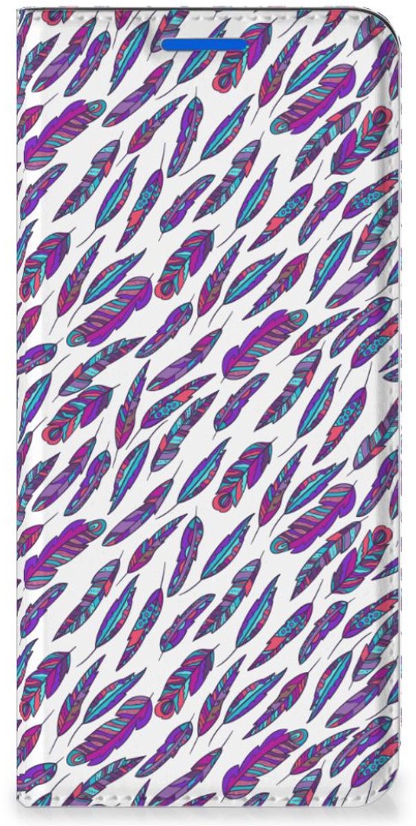 OPPO Reno6 5G Hoesje met Magneet Feathers Color