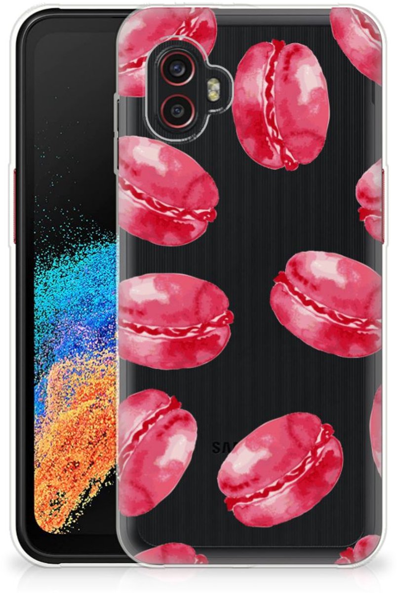 Samsung Galaxy Xcover 6 Pro Siliconen Case Pink Macarons