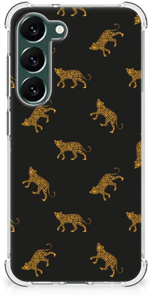 Case Anti-shock voor Samsung Galaxy S23 Plus Leopards