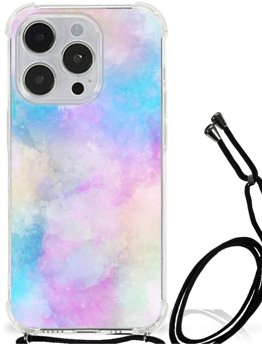 Back Cover iPhone 14 Pro Watercolor Light