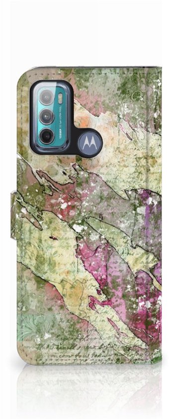 Coque Photo Motorola Moto G60 Coque Téléphone Lettre Peinture