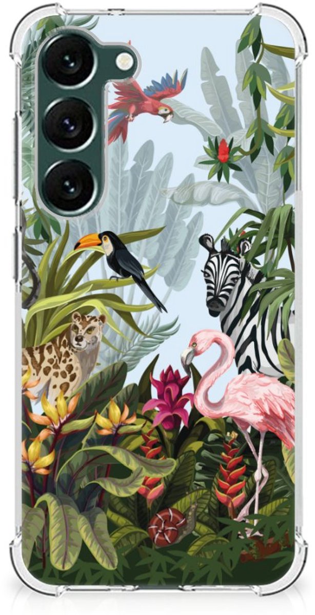 Case Anti-shock voor Samsung Galaxy S23 Plus Jungle
