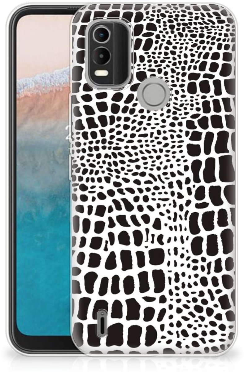 Nokia C21 Plus TPU Hoesje Slangenprint