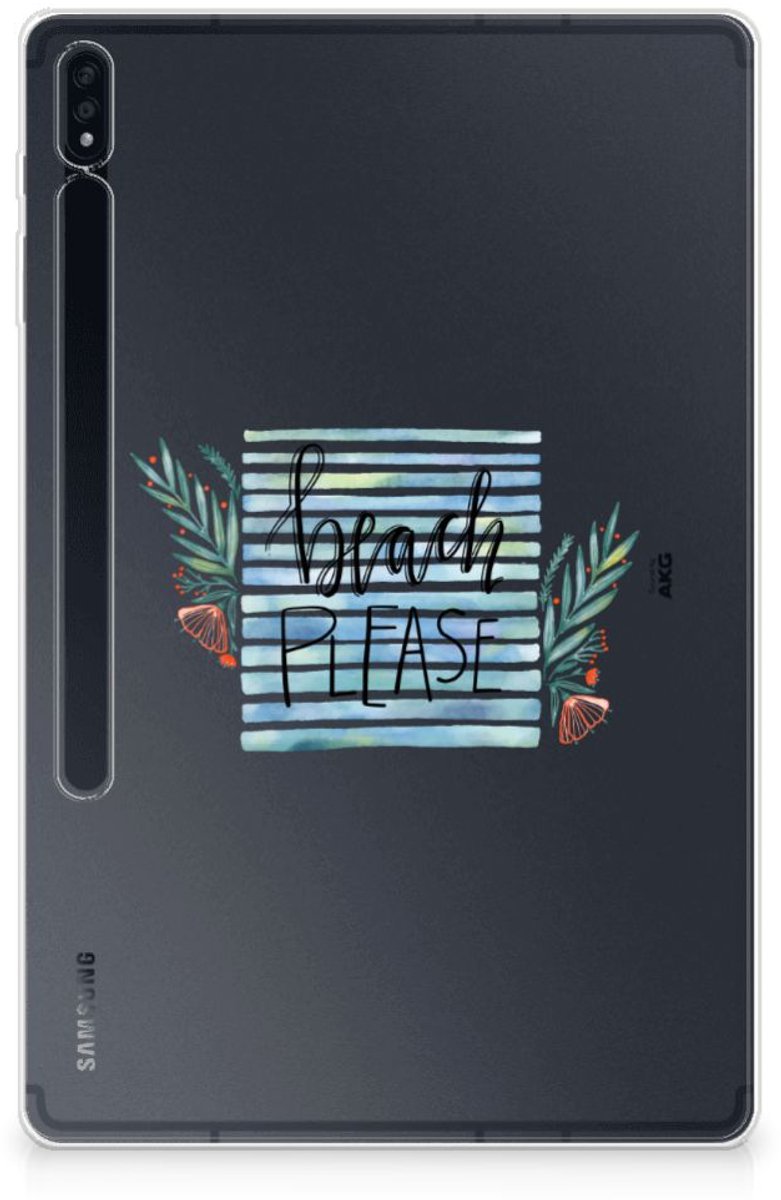 Samsung Galaxy Tab S7 Plus | S8 Plus Tablet Back Cover Boho Beach