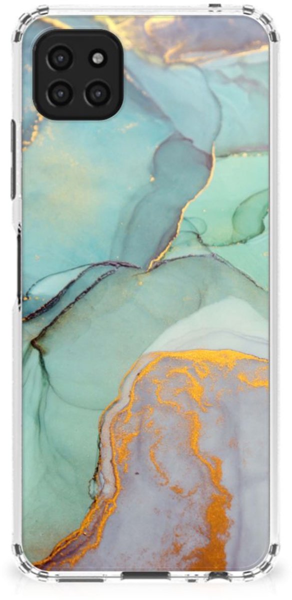 Back Cover voor Samsung Galaxy A22 5G Watercolor Mix