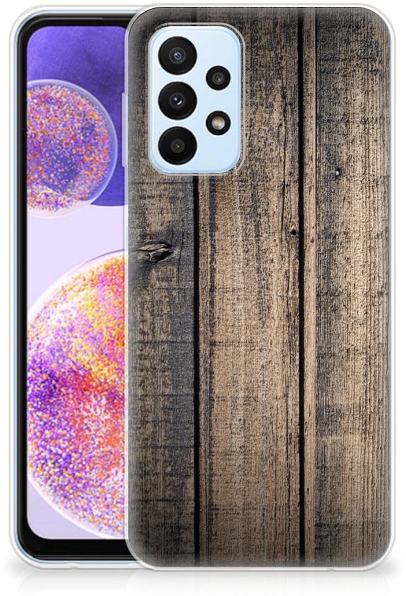 Samsung Galaxy A23 Bumper Hoesje Steigerhout