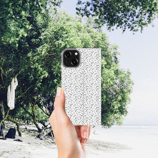 Coque iPhone 14 Flipcase Rayures Pois