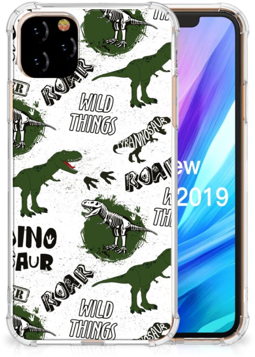 Case Anti-shock voor Apple iPhone 11 Pro Max Dinosaurus