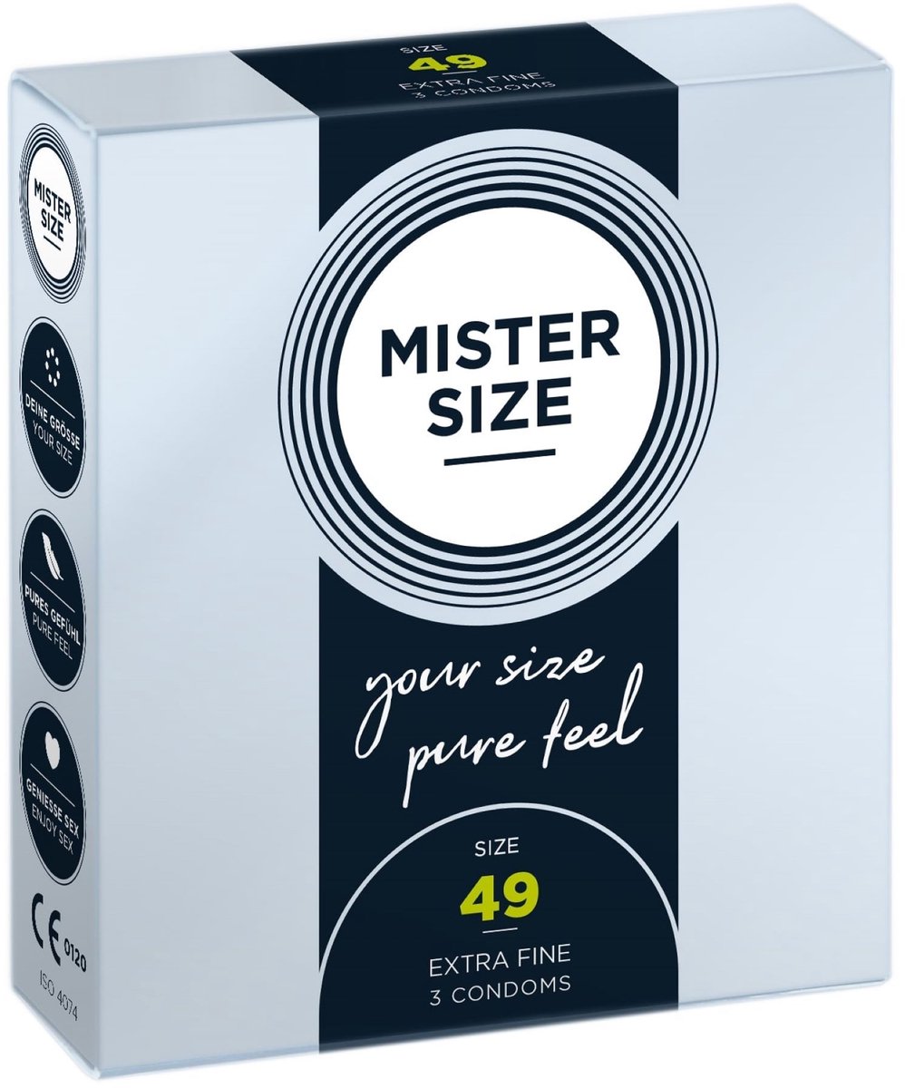 MISTER SIZE 49 Ultra Dunne S condooms (3 pack)