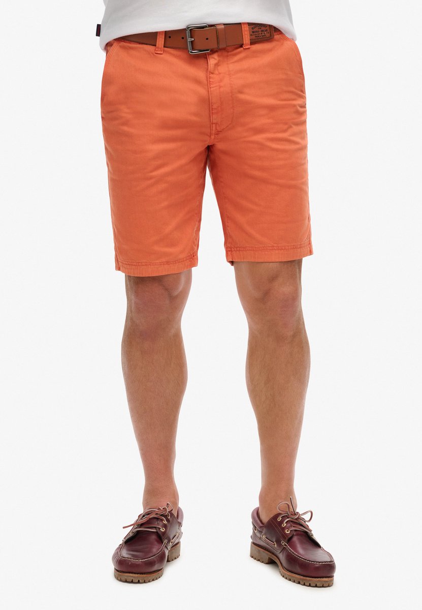 Superdry VINTAGE INTERNATIONAL SHORT Heren Broek Oranje