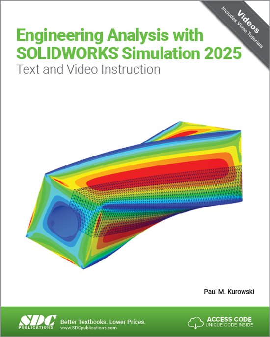 Engineering Analysis with SOLIDWORKS Simulation 2025 - cover