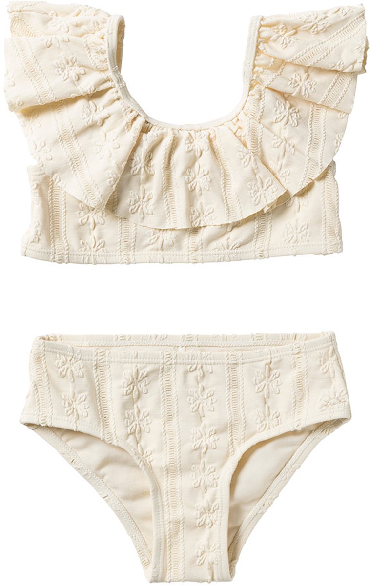 Salted Stories zomer bikini meisjes - geel - Anglaise 110/116