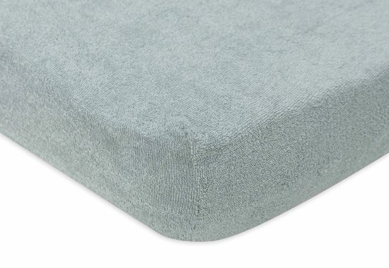 Jollein Aankleedkussenhoes Badstof 75x85cm Sea green (2pack) — afbeelding 2